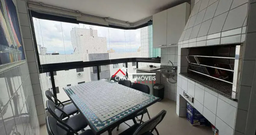 Apartamento com 3 dormitórios à venda, 82 m² por r$ 800.000,00 - itararé - são vicente/sp
