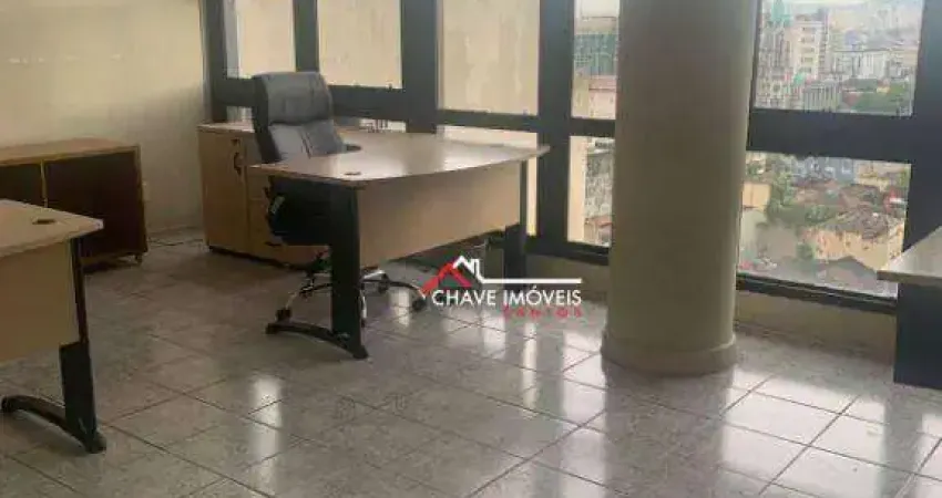 Conjunto para alugar, 55 m² por r$ 2.000,02/mês - centro - santos/sp