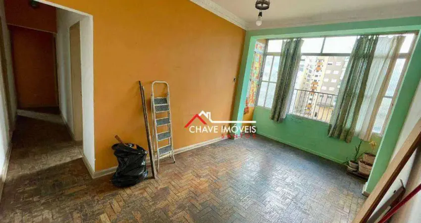 Apartamento com 3 dormitórios à venda, 83 m² por r$ 460.000,00 - josé menino - santos/sp