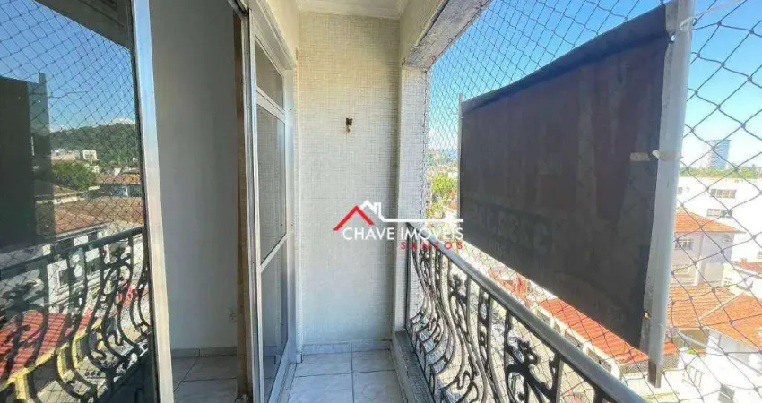 Apartamento com 2 dormitórios à venda, 95 m² por r$ 460.000,00 - vila belmiro - santos/sp