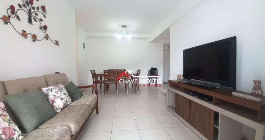 Apartamento com 2 dormitórios à venda, 77 m² por r$ 779.000,00 - josé menino - santos/sp