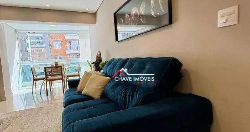 Apartamento garden com 2 dormitórios à venda, 108 m² por r$ 1.290.000,00 - gonzaga - santos/sp