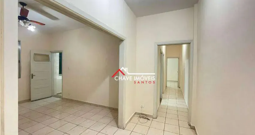 Apartamento com 2 dormitórios, 98 m² - venda por r$ 738.000,00 ou aluguel por r$ 4.000,00/mês - aparecida - santos/sp
