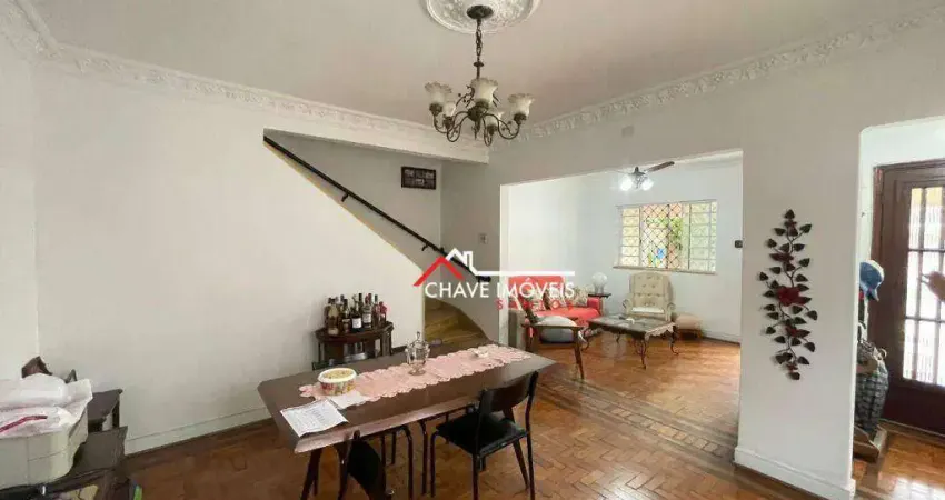 Casa com 4 dormitórios à venda, 176 m² por r$ 1.300.000,00 - boqueirão - santos/sp