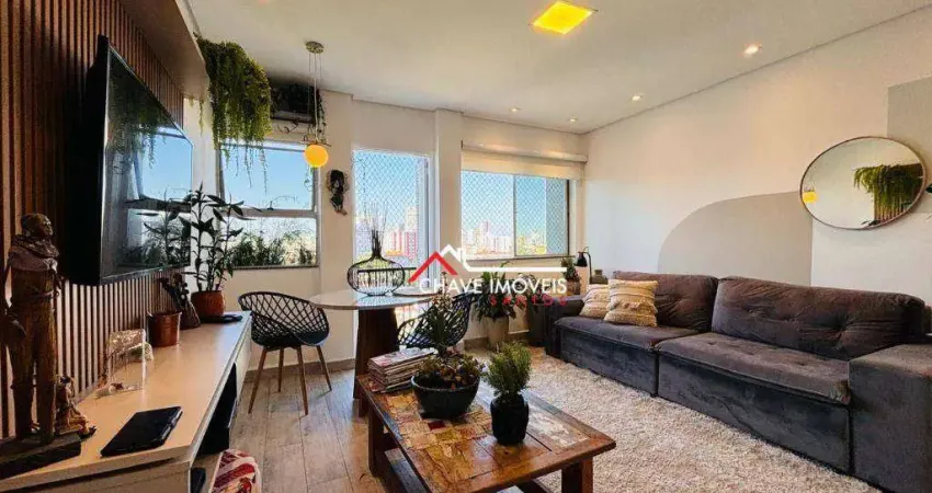 Apartamento com 2 dormitórios à venda, 68 m² por r$ 620.000,00 - vila belmiro - santos/sp