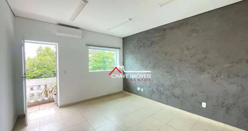 Sobrado com 3 dormitórios para alugar, 180 m² por r$ 5.435,00/mês - campo grande - santos/sp