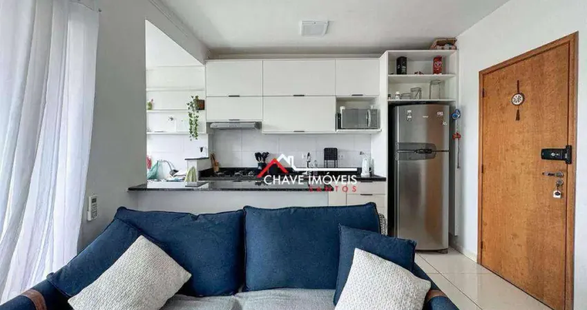 Apartamento com 1 dormitório à venda, 38 m² por r$ 345.000,00 - macuco - santos/sp