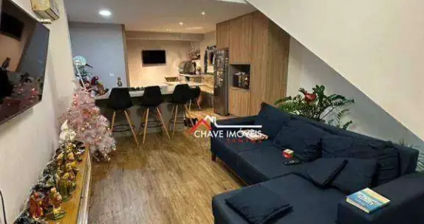 Sobrado com 2 dormitórios à venda, 100 m² por r$ 1.150.000,00 - vila belmiro - santos/sp