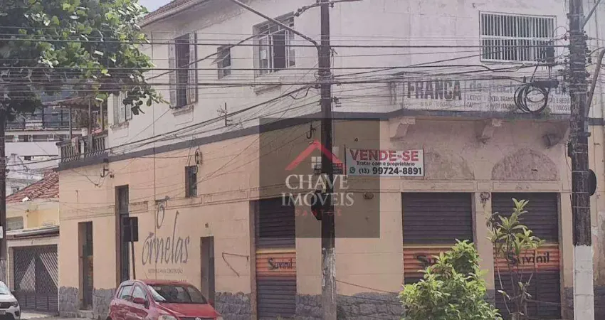 Terreno, 260 m² - venda por R$ 1.600.000,00 ou aluguel por R$ 9.006,99/mês - Vila Belmiro - Santos/SP