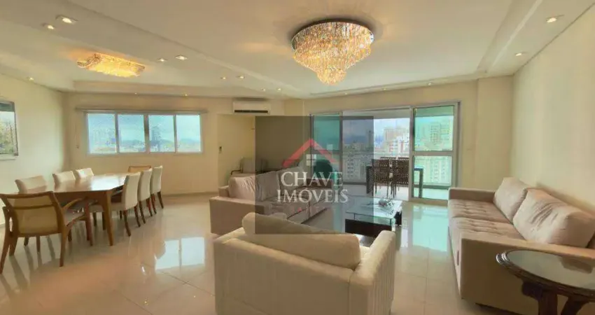 Apartamento com 3 dormitórios à venda, 199 m² por R$ 2.800.000,00 - Ponta da Praia - Santos/SP