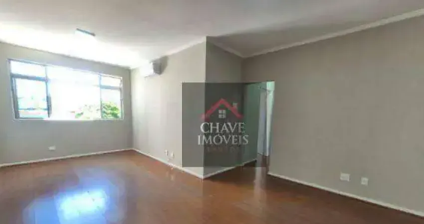 Apartamento com 2 dormitórios para alugar, 115 m² por R$ 5.822,00/mês - Gonzaga - Santos/SP