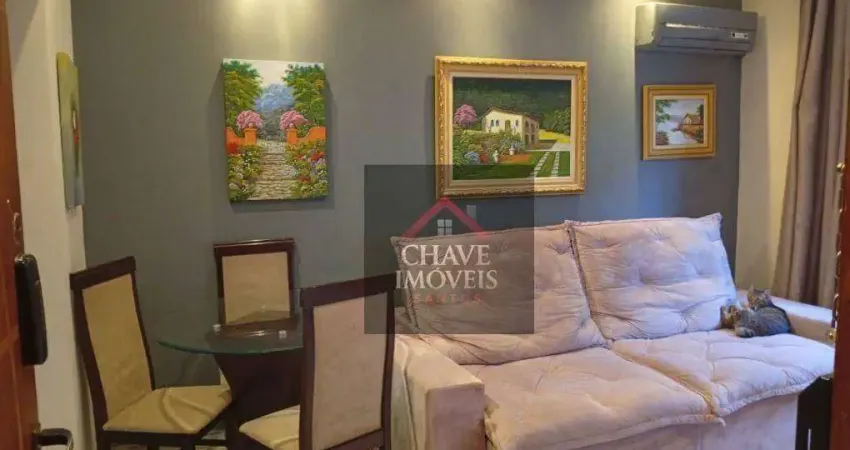 Apartamento com 2 dormitórios à venda, 68 m² por R$ 426.000 - Gonzaga - Santos/SP