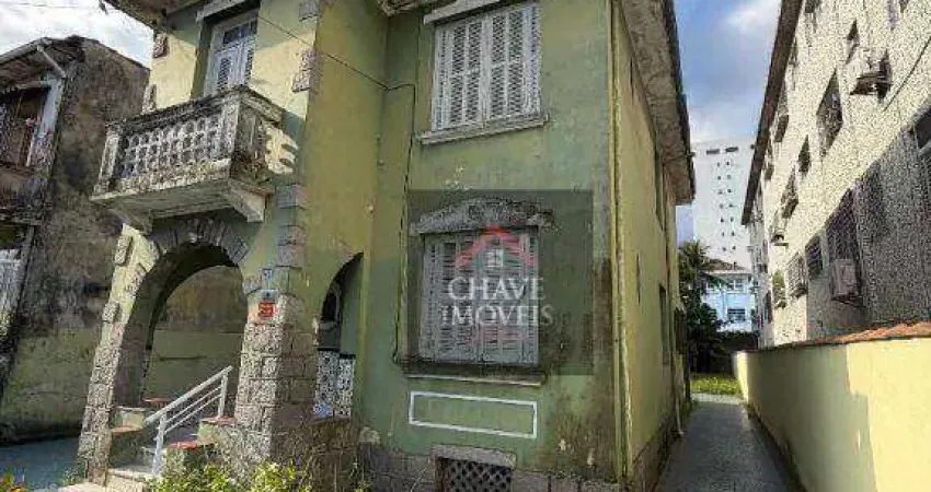 Sobrado com 4 dormitórios para alugar, 495 m² por R$ 7.990,00/mês - Macuco - Santos/SP