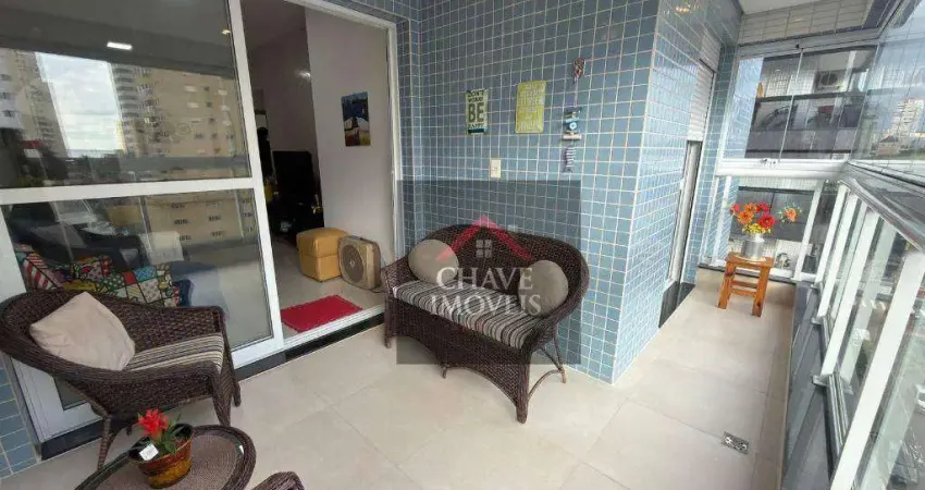 Apartamento com 3 dormitórios à venda, 101 m² por R$ 1.490.000,00 - Embaré - Santos/SP
