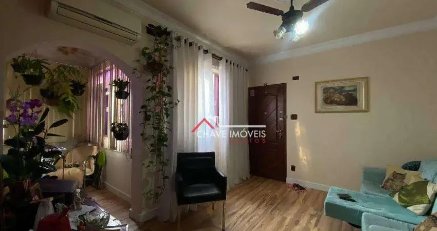 Apartamento à venda, 74 m² por R$ 370.000,00 - Embaré - Santos/SP