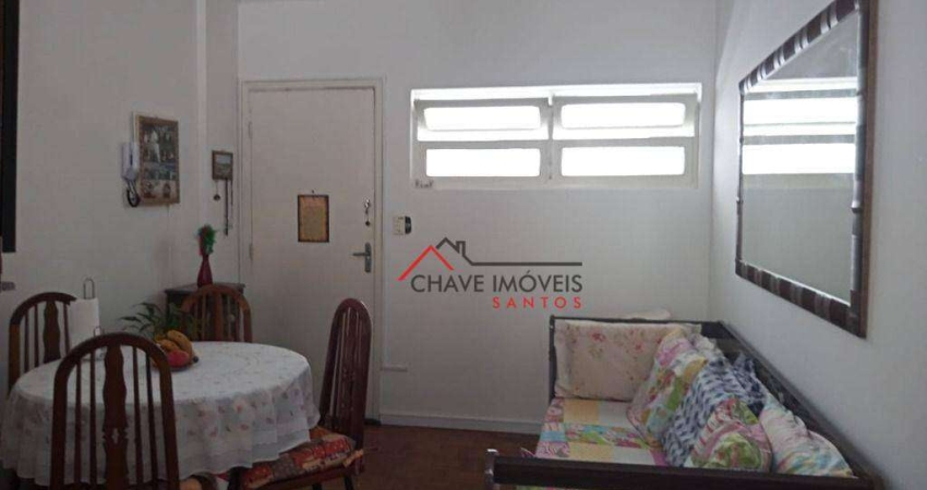 Apartamento com 1 dormitório à venda, 66 m² por R$ 245.000,00 - José Menino - Santos/SP