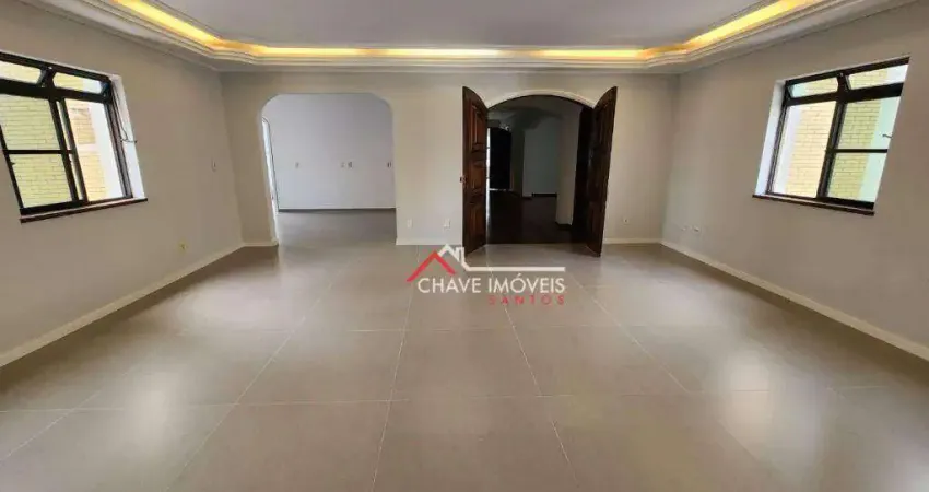 Apartamento com 4 dormitórios à venda, 335 m² por r$ 1.200.000,00 - boqueirão - santos/sp