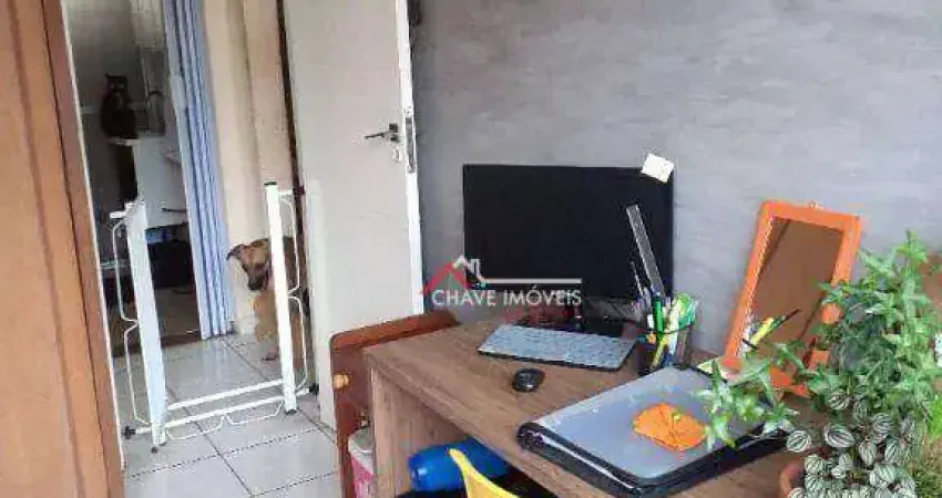 Apartamento com 2 dormitórios à venda, 66 m² por r$ 245.000,00 - josé menino - santos/sp