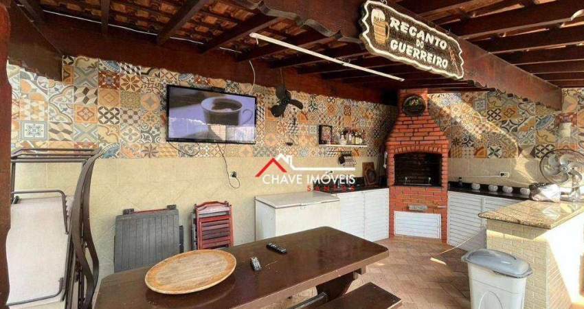 Casa com 4 dormitórios à venda, 150 m² por R$ 1.100.000,00 - Macuco - Santos/SP