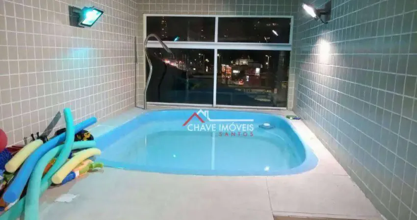 Sobrado com 2 dormitórios à venda, 130 m² por R$ 630.000,00 - Campo Grande - Santos/SP