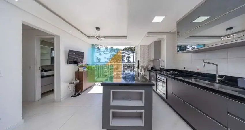 Apartamento 2 dormitórios, semi mobiliado, a venda por R$399.900, em condominio clube no Atuba, Pinhais