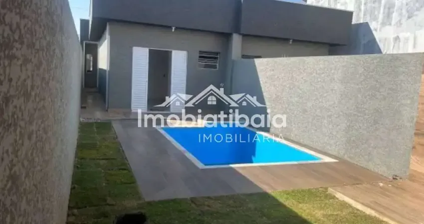 Casa com piscina para locação em Atibaia - Jd. Imperial - 175m²