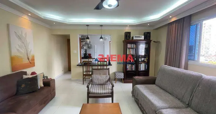 Apartamento com 2 dormitórios à venda, 90 m² por R$ 579.000,00 - Marapé - Santos/SP