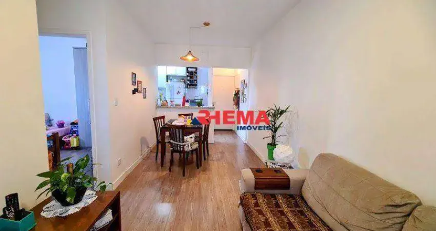 Apartamento com 2 dormitórios à venda, 59 m² por R$ 447.000,00 - Vila Matias - Santos/SP