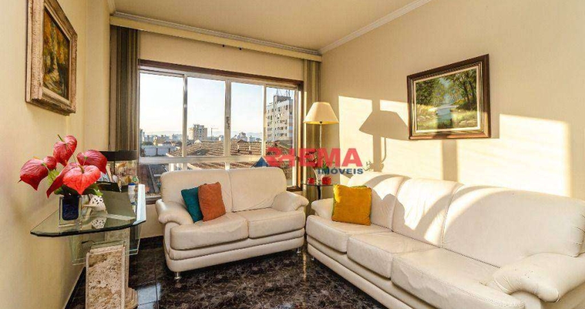 Apartamento com 2 dormitórios à venda, 97 m² por R$ 590.000,00 - Aparecida - Santos/SP