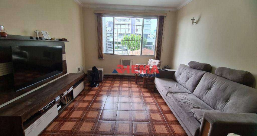 Apartamento com 2 dormitórios à venda, 97 m² por R$ 530.000,00 - Aparecida - Santos/SP