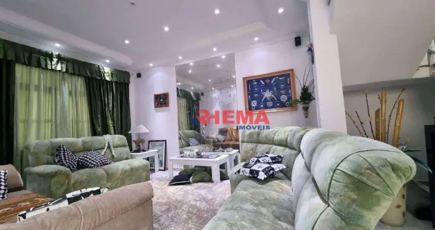 Sobrado com 4 dormitórios à venda, 210 m² por R$ 1.065.000,00 - Estuário - Santos/SP