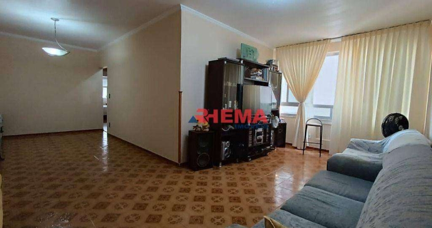 Apartamento com 3 dormitórios à venda, 138 m² por R$ 900.000,00 - Embaré - Santos/SP