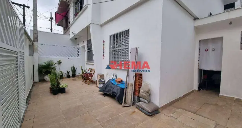 Casa com 2 dormitórios à venda, 64 m² - Aparecida - Santos/SP
