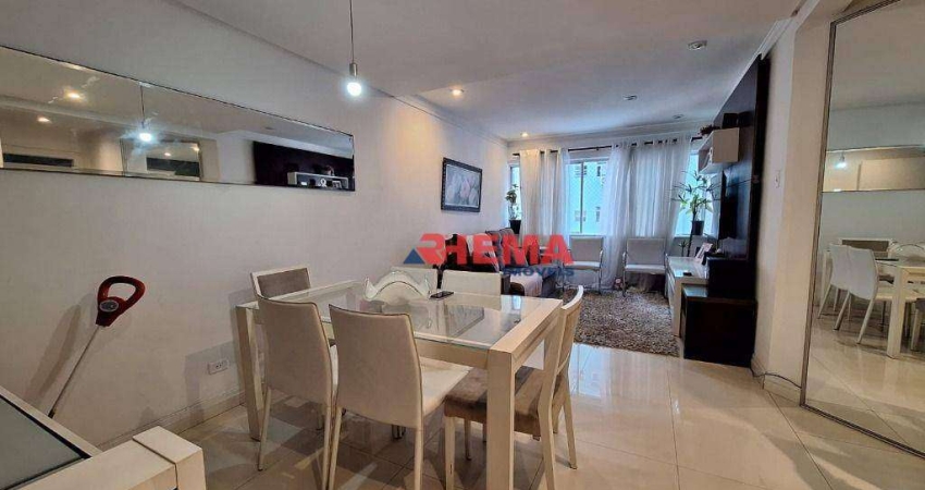 Apartamento com 2 dormitórios à venda, 80 m² por R$ 360.000,00 - Centro - São Vicente/SP