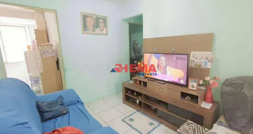 Apartamento com 1 dormitório à venda, 30 m² por r$ 210.000,00 - aparecida - santos/sp