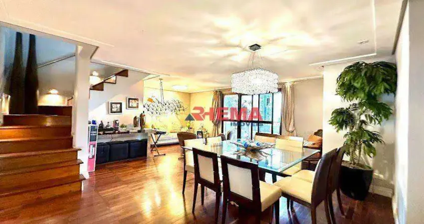 Cobertura com 4 dormitórios à venda, 323 m² por R$ 2.500.000,00 - Aparecida - Santos/SP