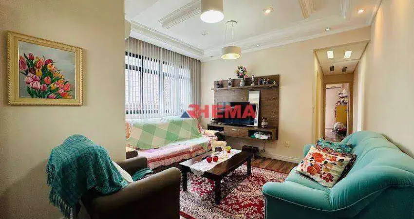 Apartamento com 2 dormitórios à venda, 55 m² por R$ 450.000,00 - Embaré - Santos/SP