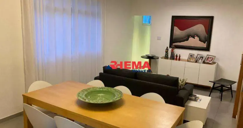 Apartamento com 3 dormitórios à venda, 110 m² por R$ 735.000,00 - Boqueirão - Santos/SP