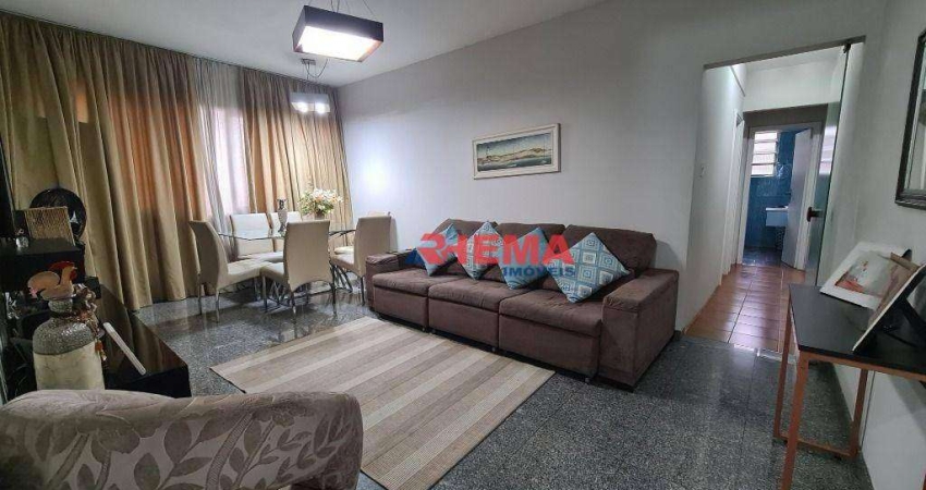 Apartamento com 2 dormitórios à venda, 103 m² por R$ 620.000,00 - Aparecida - Santos/SP