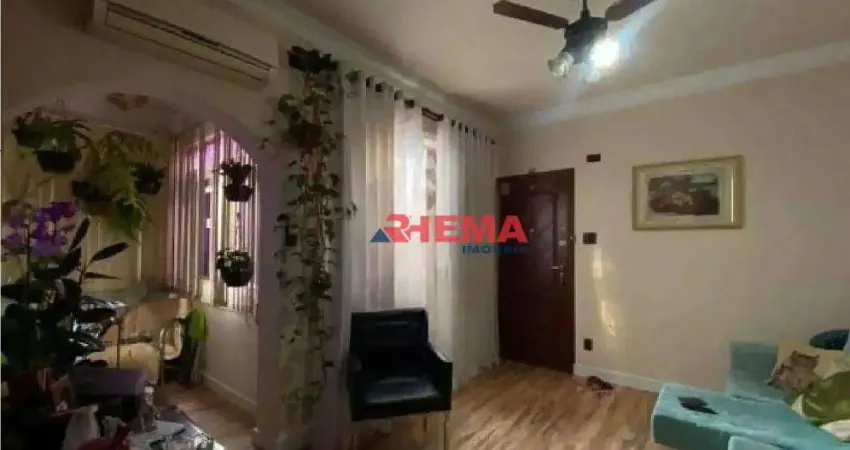 Apartamento com 2 dormitórios à venda, 69 m² por R$ 370.000,00 - Embaré - Santos/SP