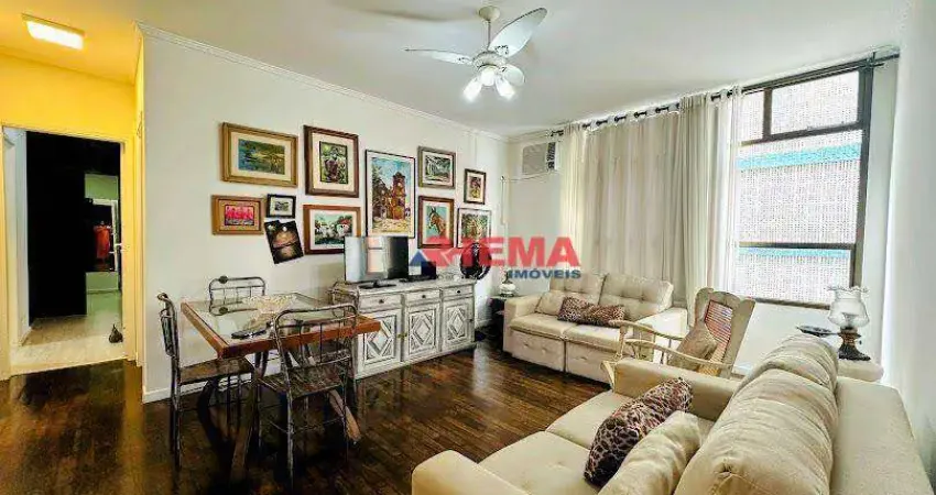 Apartamento com 2 dormitórios à venda, 98 m² por R$ 750.000,00 - Aparecida - Santos/SP