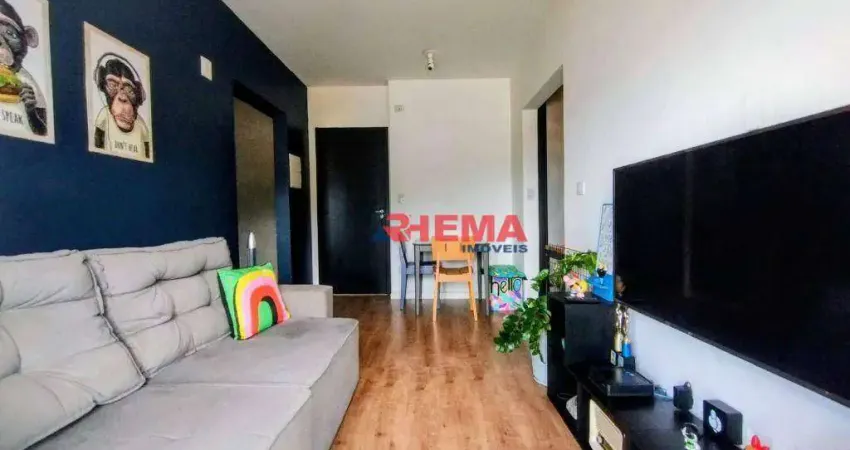 Apartamento com 1 dormitório à venda, 51 m² por R$ 455.000,00 - Vila Matias - Santos/SP