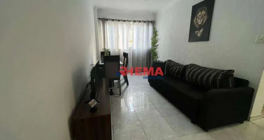 Apartamento com 1 dormitório à venda, 51 m² por R$ 340.000,00 - Marapé - Santos/SP