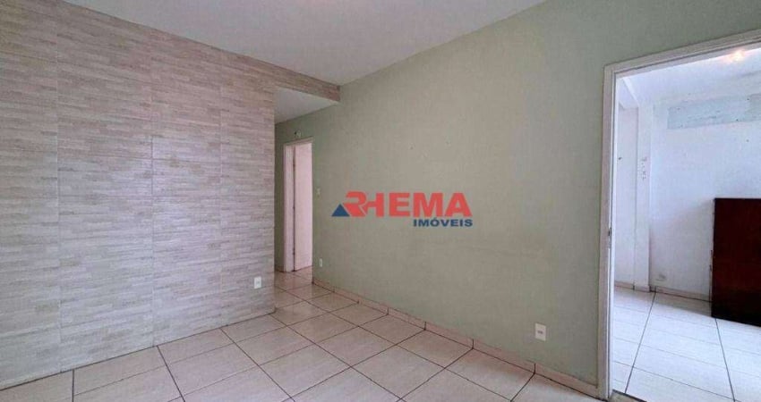 Apartamento com 1 dormitório à venda, 60 m² por R$ 350.000,00 - José Menino - Santos/SP