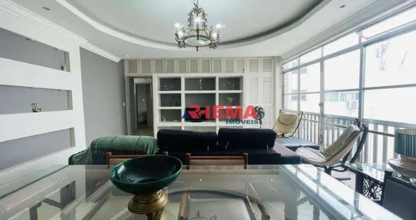 Apartamento com 3 dormitórios à venda, 100 m² por R$ 860.000,00 - Gonzaga - Santos/SP