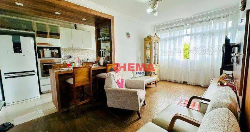 Apartamento com 2 dormitórios à venda, 62 m² por R$ 475.000,00 - Embaré - Santos/SP