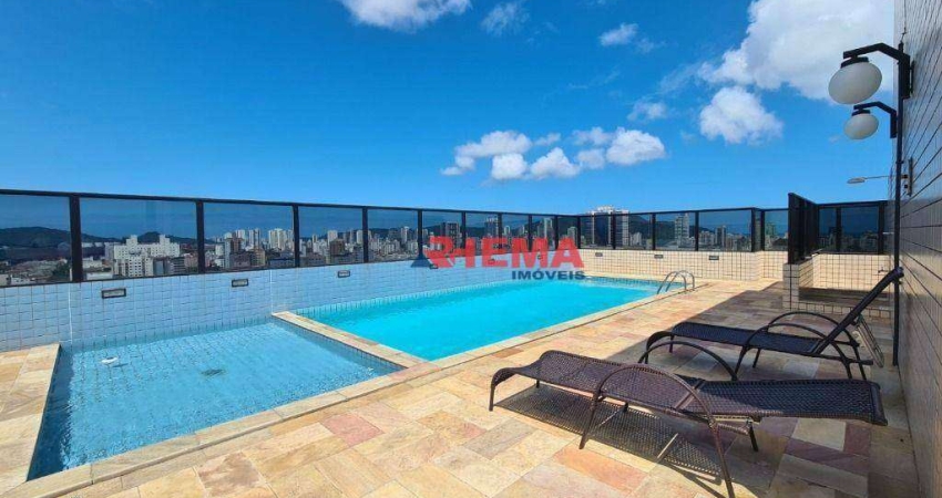 Apartamento com 3 dormitórios à venda, 107 m² por R$ 1.180.000,00 - Embaré - Santos/SP