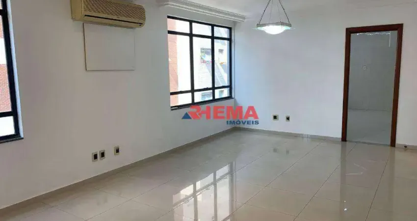 Apartamento com 3 dormitórios para alugar, 191 m² por R$ 7.800,01/mês - Pompéia - Santos/SP