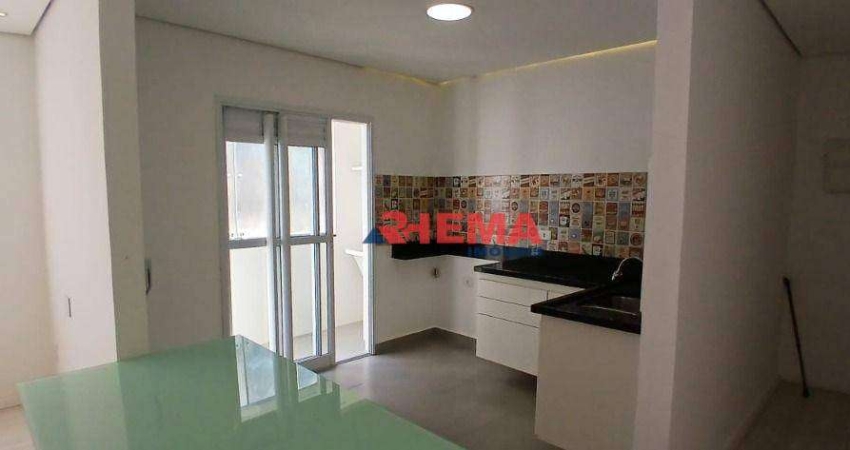 Apartamento com 2 dormitórios para alugar, 69 m² por R$ 3.850,00/mês - Embaré - Santos/SP