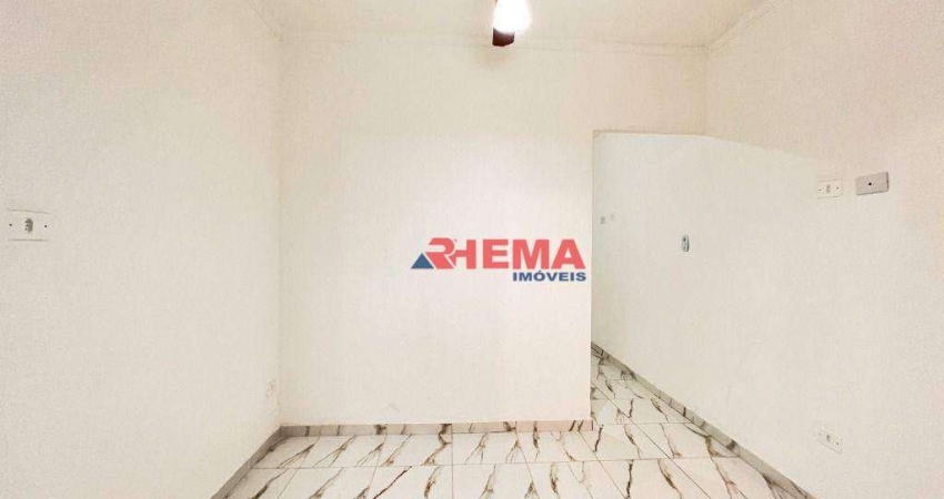 Apartamento com 1 dormitório à venda, 33 m² por R$ 295.000,00 - Aparecida - Santos/SP